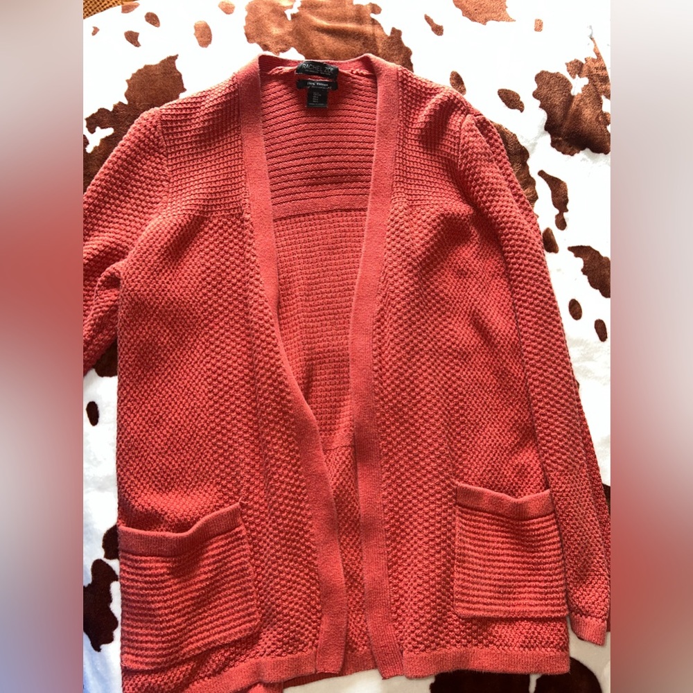 Burnt Orange Cardigan